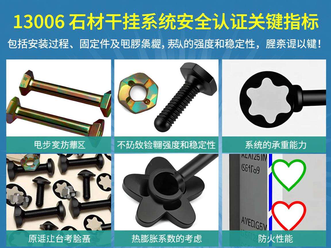 ISO 13006 石材干挂系统安全认证关键指标