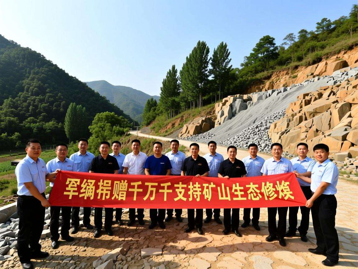 石材企业捐赠千万，支持矿山生态修复